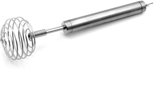 Spiral Egg Whisk Stainless Steel Lightweight (size: 30.5 cm)